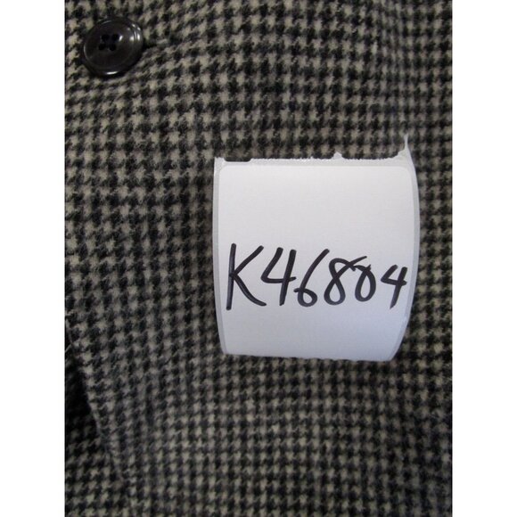 Eddie Bauer Sport Coat 46 Tall AKA Houndstooth Blazer Camel Flannel - Picture 12 of 12